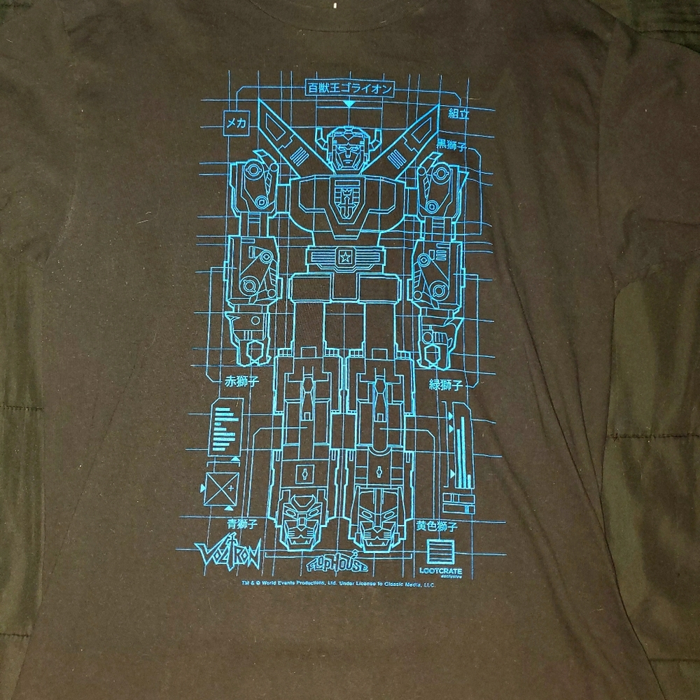 LOOT CRATE exclusive Voltron T-Shirt